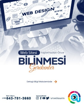 Web Sitesi Yaptırmadan Önce Bilinmesi Gerekenler